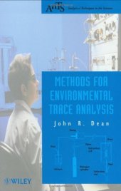 book Methods for Environmental Trace Analysis (Analytical Techniques in the Sciences (AnTs) *)  