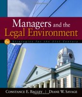 book Managers and the Legal Environment: Strategies for the 21st Century, 6th Edition  