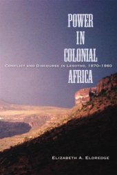 book Power in colonial Africa: conflict and discourse in Lesotho, 1870-1960  