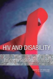 book HIV and Disability: Updating the Social Security Listings  