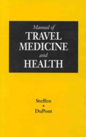 book Manual of travel medicine and health  