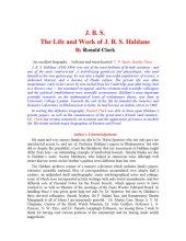 book J. B. S.: The Life and Work of J.B.S. Haldane  