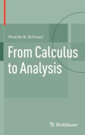 book From Calculus to Analysis  