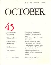 book October journal No.45 Summer (1988)  