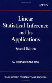 book Linear Statistical Inference and Its Applications (Wiley Series in Probability and Statistics)  