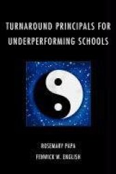 book Turnaround Principals for Underperforming Schools  