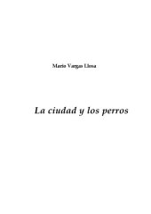 book La ciudad y los perros  