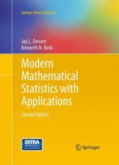 book Modern Mathematical Statistics with Applications  