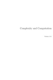 book Complexity and Computation  