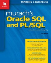 book Murach's Oracle SQL and PL SQL: Works with All Versions Through 11g  