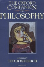 book The Oxford Companion to Philosophy  