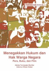 book Menegakkan Hukum dan Hak Warga Negara: Pers, Buku, Film  