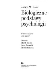 book Biologiczne podstawy psychologii  