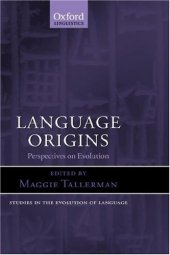 book Language Origins: Perspectives on Evolution  