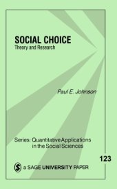 book Social choice  