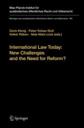 book International Law Today: New Challenges and the Need for Reform?