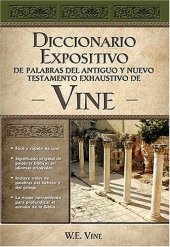 book Diccionario Expositivo De Palabras Del Nuevo Y Antiguo Testamento De Vines  