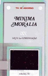 book Minima Moralia - pt-BR  