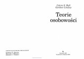 book Teorie osobowości  