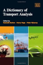 book A dictionary of transport analysis  