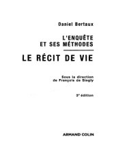 book L'enquête et ses méthodes : le récit de vie  