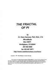 book The Fractal of Pi  