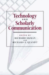 book Technology and Scholarly Communication  