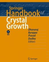 book Springer Handbook of Crystal Growth  