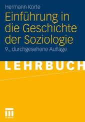 book Einführung in die Geschichte der Soziologie  