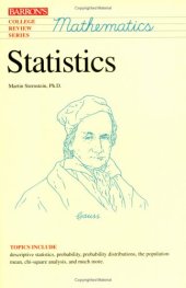 book Statistics (College Review Series. Mathematics)  