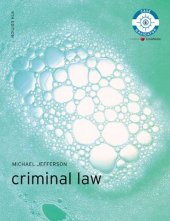 book Criminal Law, 9th Edition (Foundation Studies in Law)  