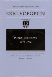 book Published Essays: 1940-1952