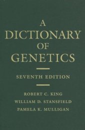 book A Dictionary of Genetics