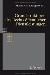 book Grundstrukturen des Rechts öffentlicher Dienstleistungen  