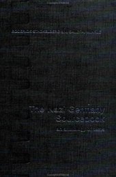 book The Nazi Germany Sourcebook: An Anthology of Texts  