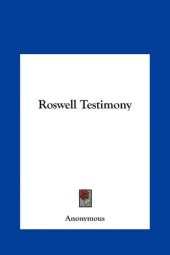 book Roswell Testimony  