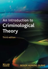 book An Introduction to Criminological Theory, 3rd Edition  