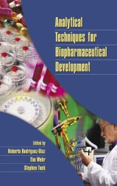 book Analytical techniques for biopharmaceutical development  