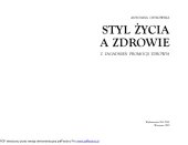 book Styl życia a zdrowie: z zagadnień promocji zdrowia  