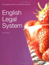 book English Legal System, 10th Edition  