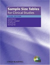 book Sample Size Tables for Clinical Studies  