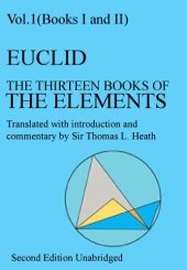 book The thirteen books of Euclid's Elements, Vol 1 Books 1-2  