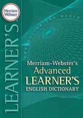 book Merriam-Webster's Advanced Learner's English Dictionary  