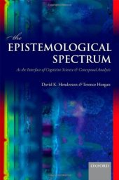 book The Epistemological Spectrum: At the Interface of Cognitive Science and Conceptual Analysis  