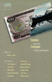 book Economics and the Environment: A Reconciliation  