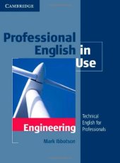 book Professional English in Use Engineering With Answers: Technical English for Professionals  