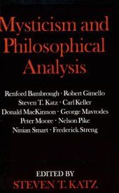 book Mysticism and Philosophical Analysis  