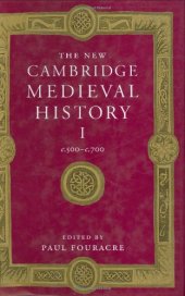 book The New Cambridge Medieval History: Volume 1, c.500-c.700  