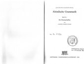 book Altindische Grammatik: Teil 2.2: Die Nominalsuffixe  