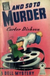 book And So to Murder  